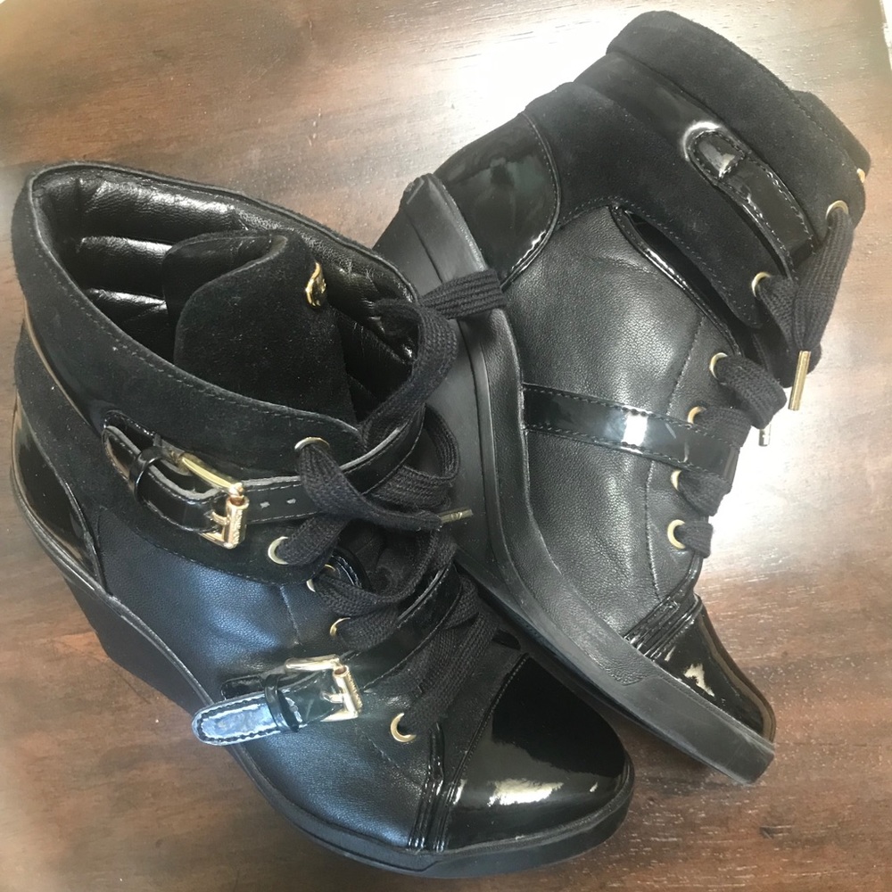 MICHAEL Michael Kors “Skid” Wedge Sneakers